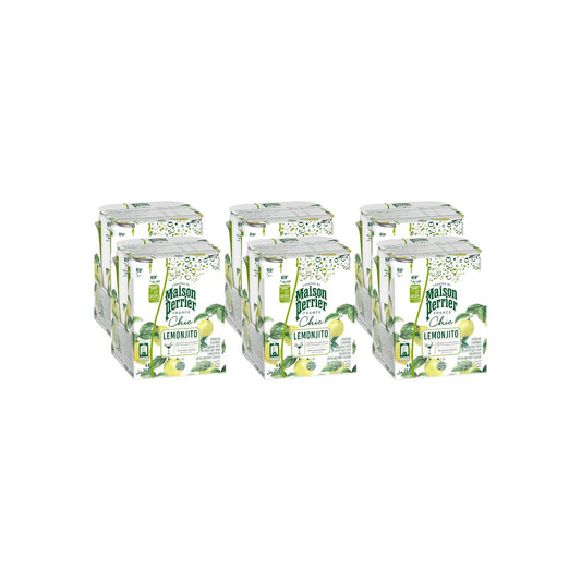 Buy Maison Perrier Lemonjito – Lemon Mint Sparkling Water (250ml x Pack of 24 Cans)
