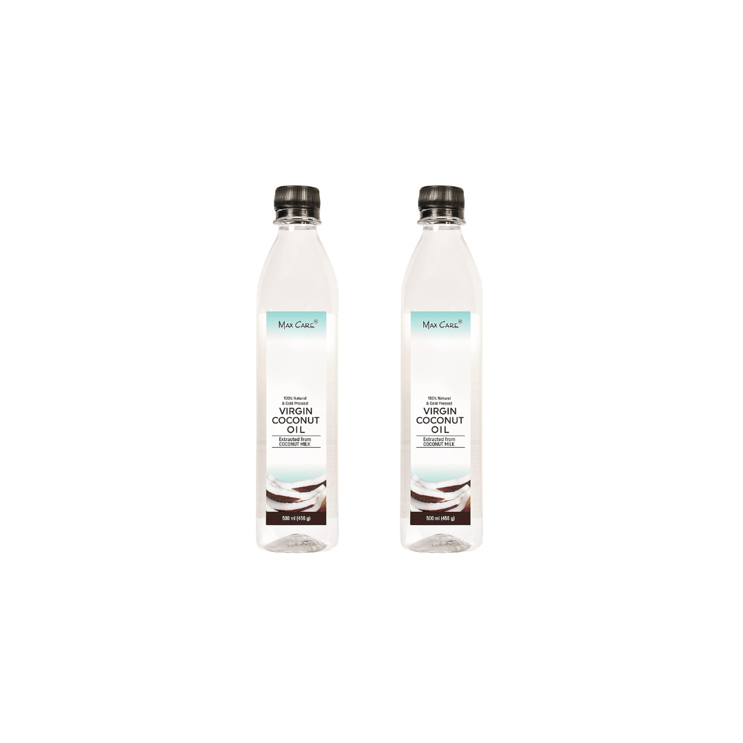 Max Care Cold Pressed Virgin Coconut Oil 500ml (Pack of 2)
