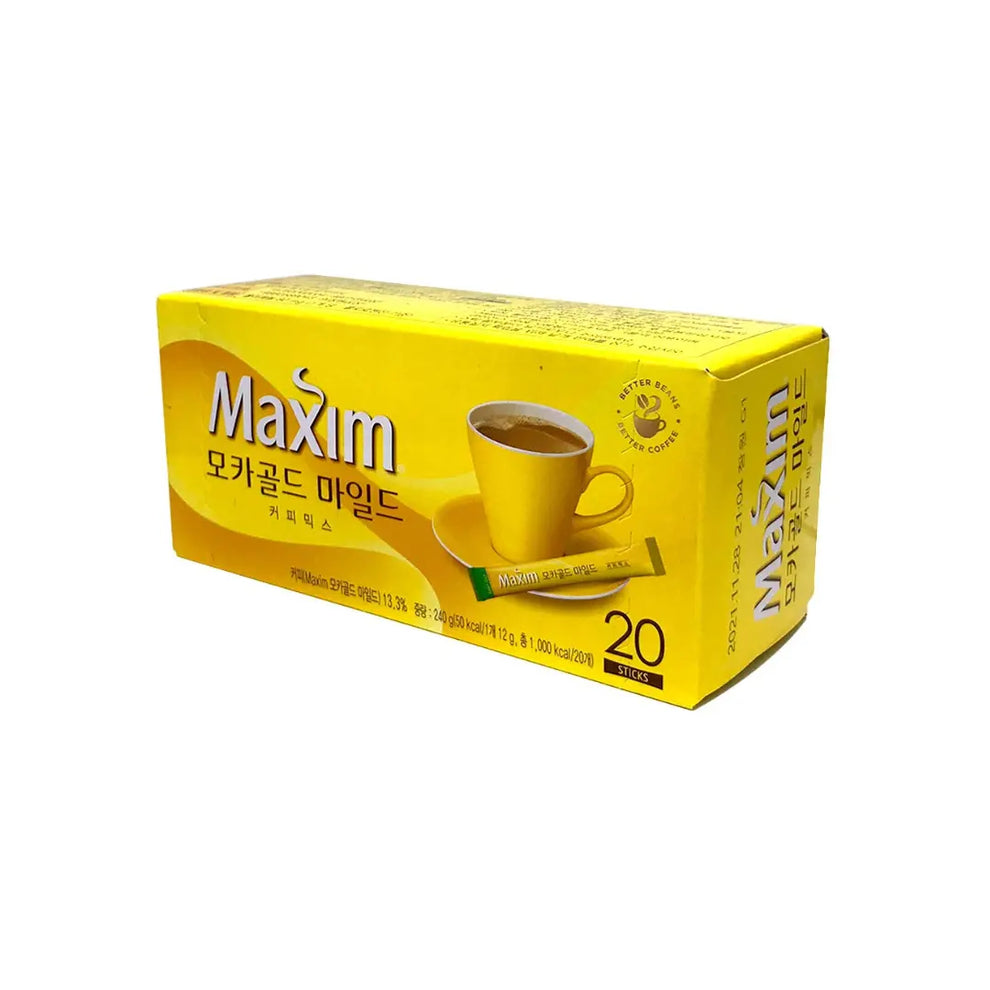 Maxim Mocha Gold MILD Coffee Mix - 20 Loose Coffee Sticks | Premium Coffee
