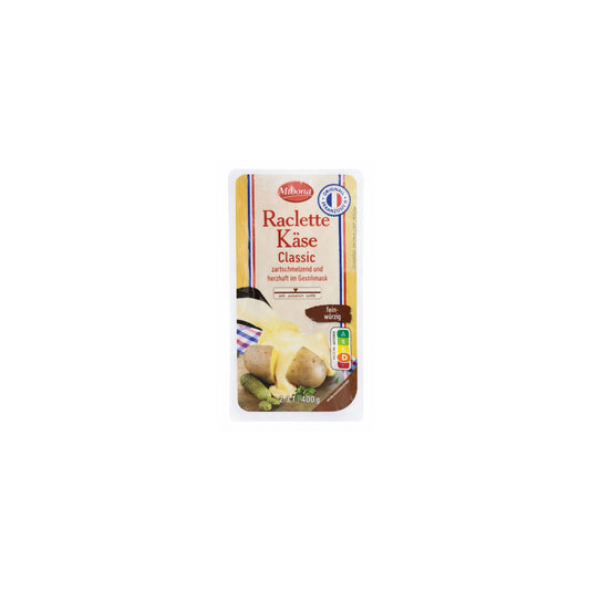 Mbona Raclette Cheese Classic 400g – Premium Swiss Style Melting Cheese
