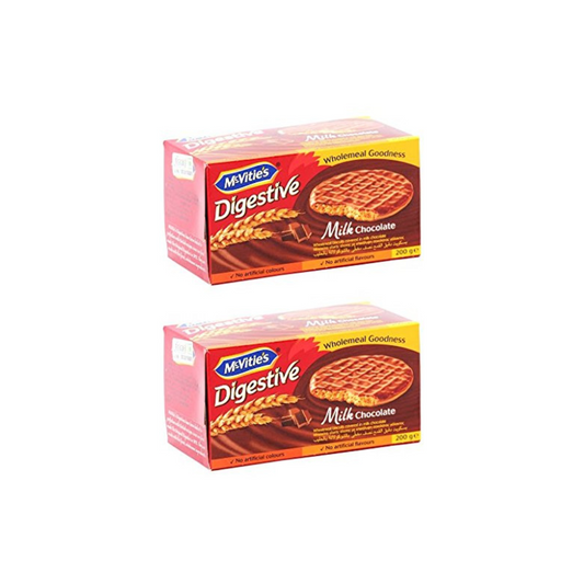 Mcvities Digestive Milk Chocolate 200g (Pack of 2)