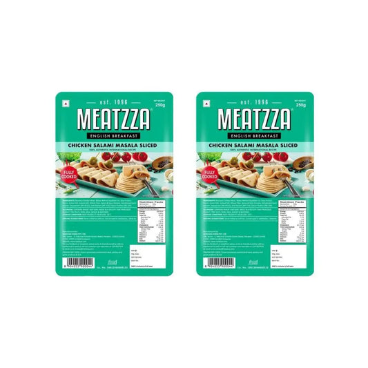 Meatzza Chicken Salami Masala Slice 250g (PACK OF 2)