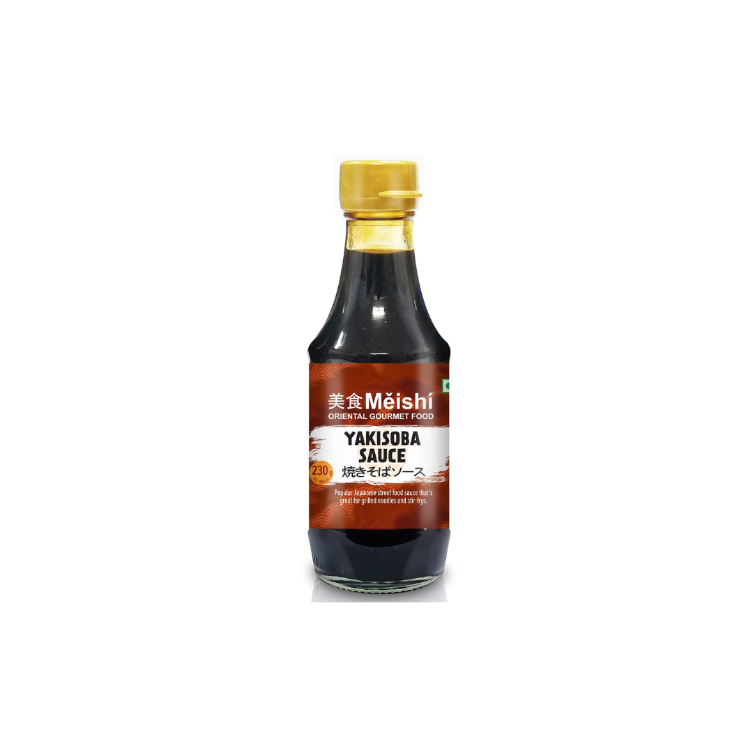 Meishi Yakisoba Sauce - Japanese Street Style Sauce, For Stir Fry, BBQ, 230 g