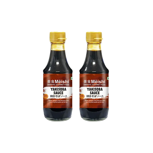 Meishi Yakisoba Sauce - Japanese Street Style Sauce, For Stir Fry, BBQ (PACK OF 2)