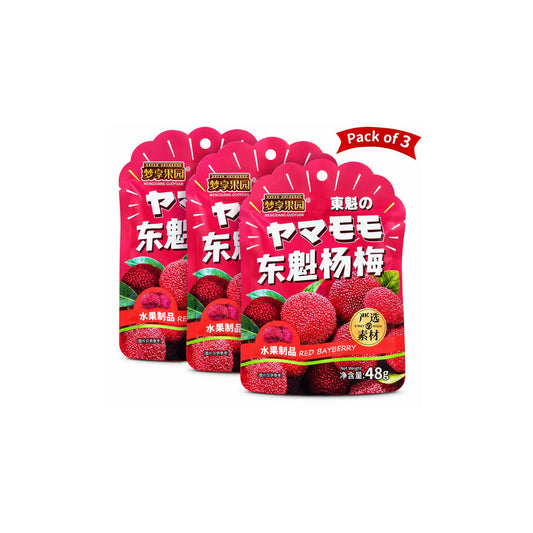 Mengxiang Guoyuan Red Bayberry 48g (Pack of 3)