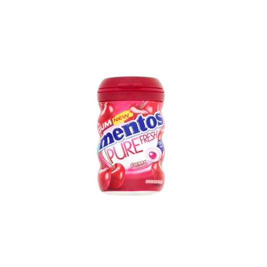 Mentos Cherry Flavour Sugarfree Gum Pure Fresh, 97g
