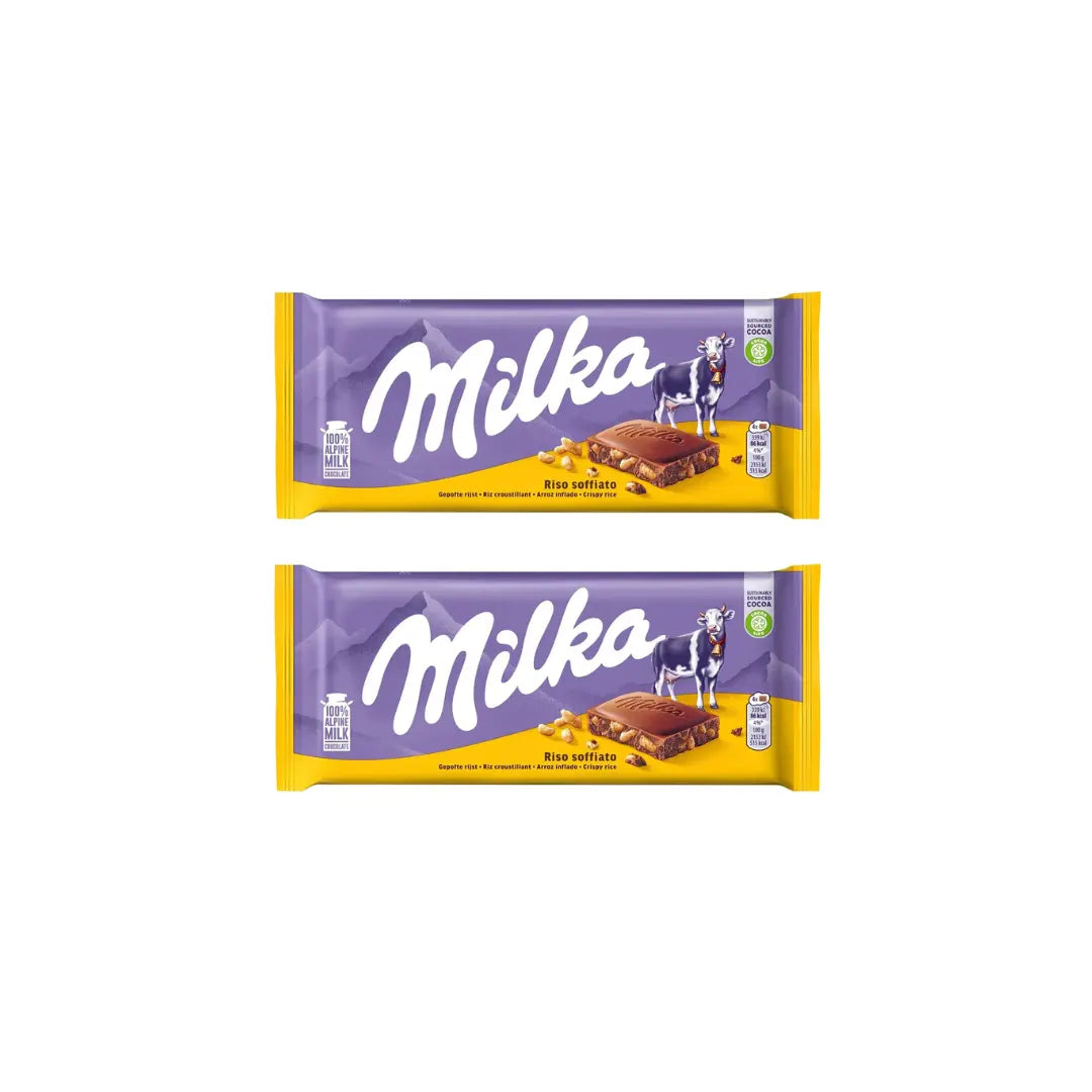Milka Riso Soffiato 100g (Pack Of 2)