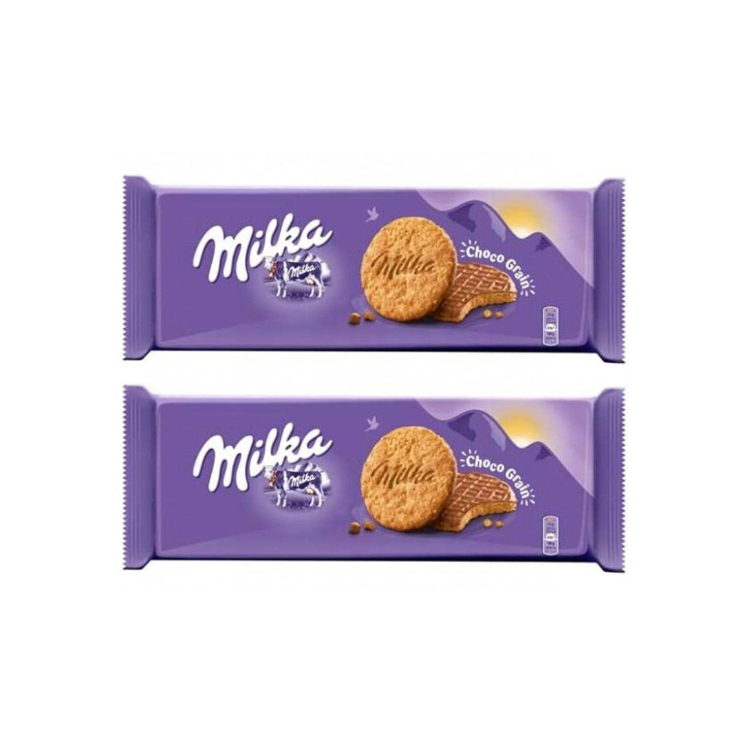 Milka Choco Grain Biscuits Pouch, 126g (Pack of 2) 