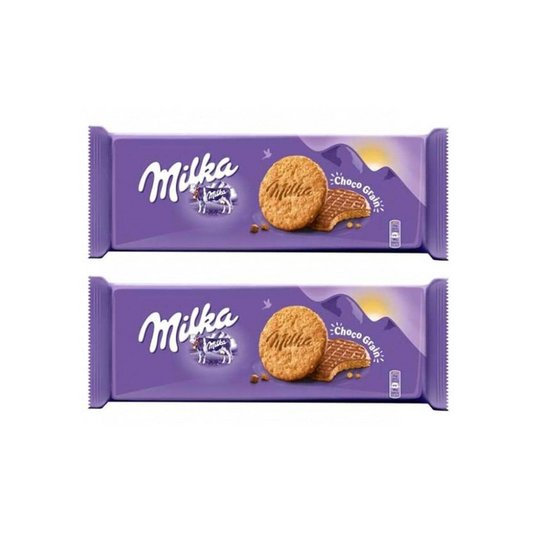 Milka Choco Grain Biscuits Pouch, 126g (Pack of 2) 