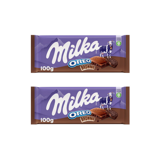 Milka Oreo Brownie New 100g (Pack Of 2) 