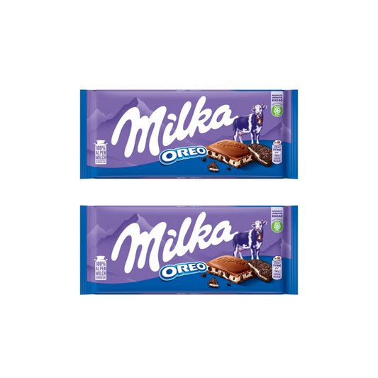 Milka Oreo Chocolate 100g (Pack Of 2) 