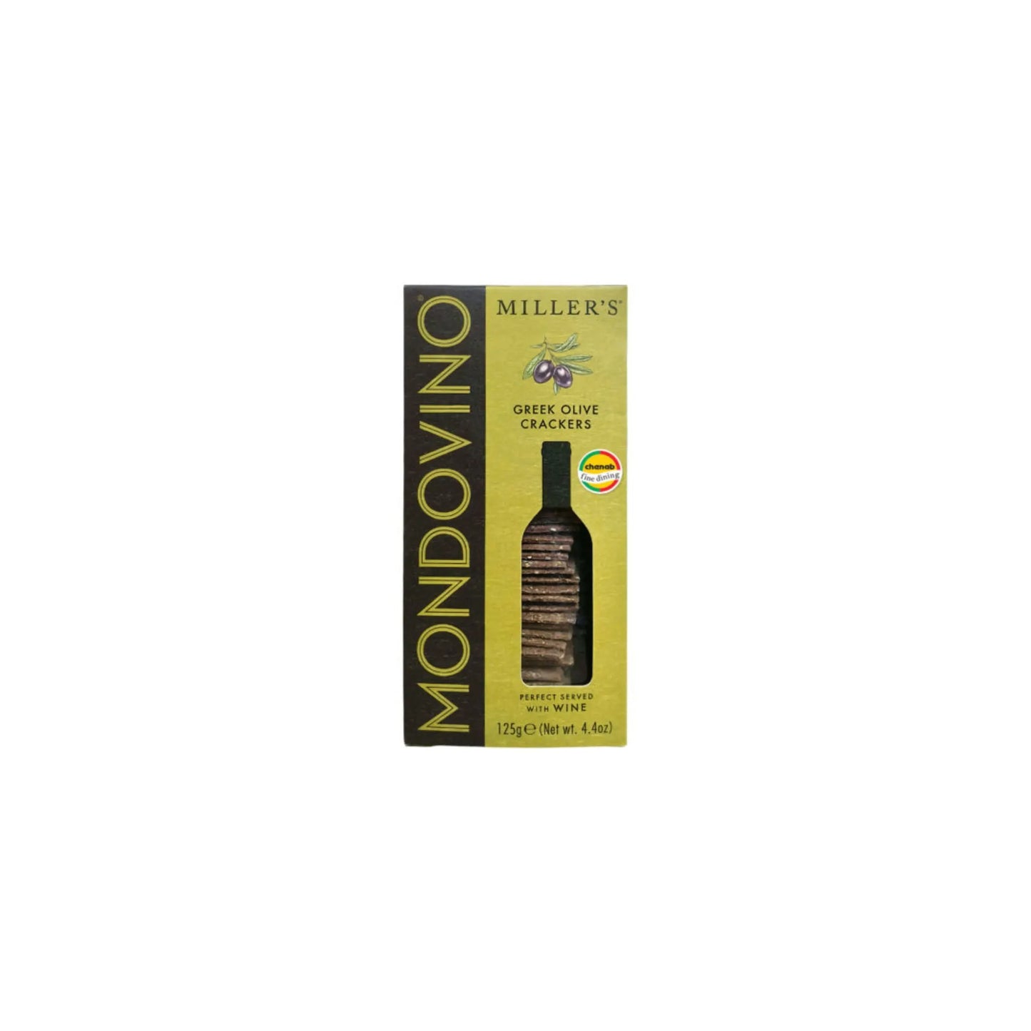 Miller’s Mondovino Greek Olive Crackers, 125g