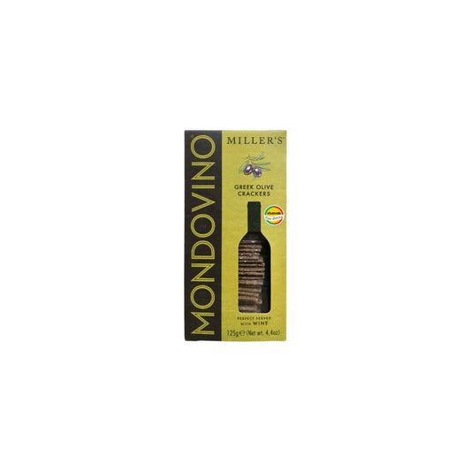 Miller’s Mondovino Greek Olive Crackers, 125g