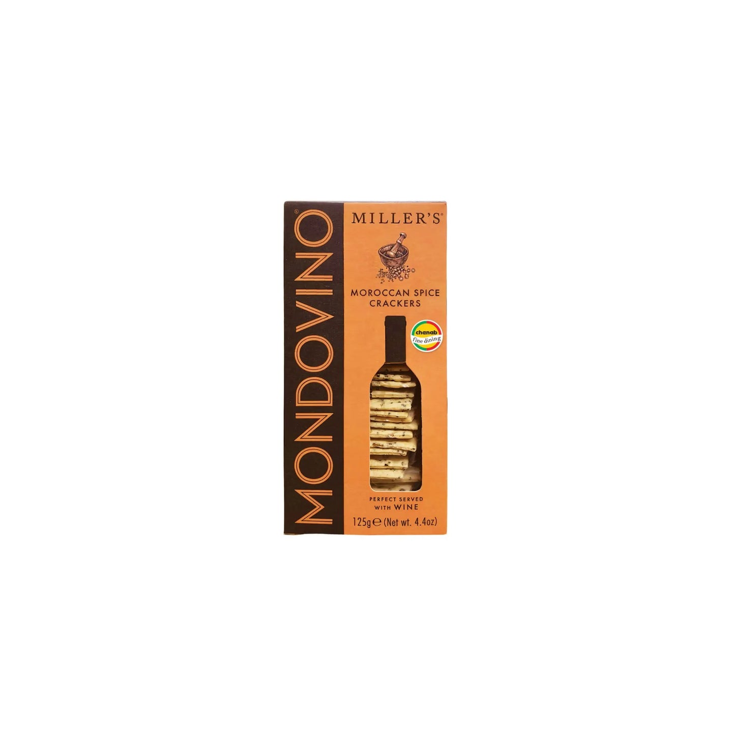 Miller’s Mondovino Moroccan Spice Crackers, 125g