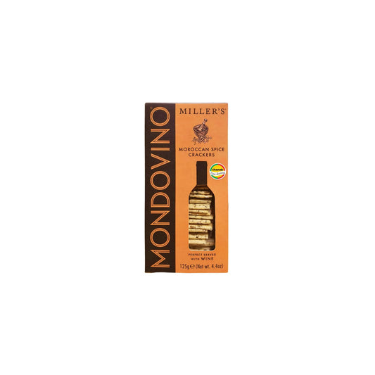 Miller’s Mondovino Moroccan Spice Crackers, 125g