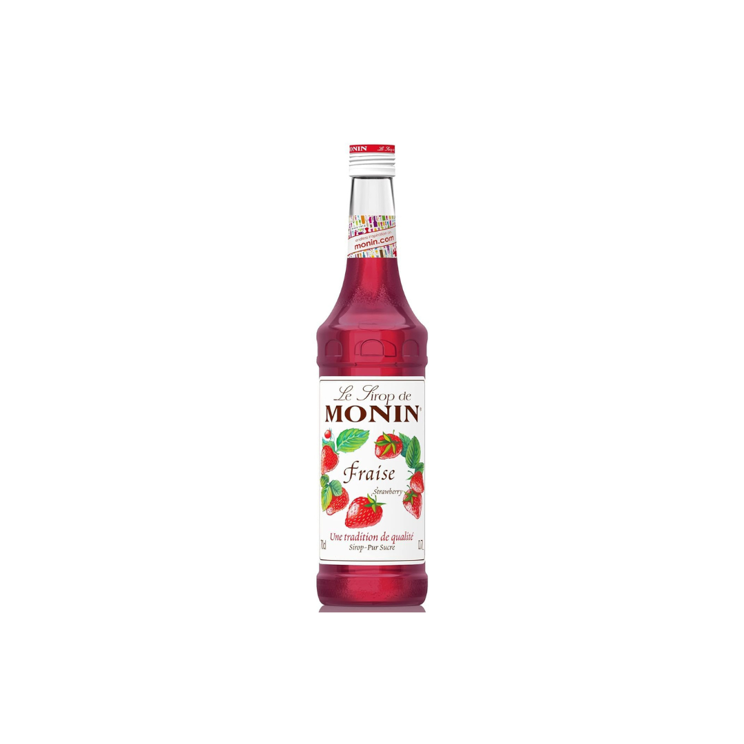 Monin Strawberry Syrup Bottle, 700 ml