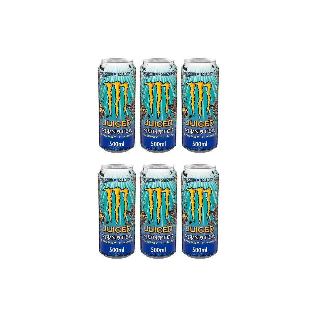 Monster Energy Juiced Aussie Style Lemonade 500ml (Pack of 6)