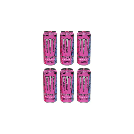 Monster Energy Ultra Fantasy Ruby Red 500ml Pack of 6