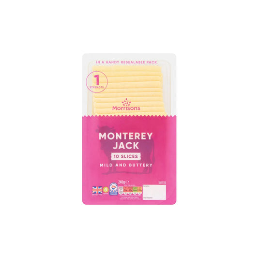 Morrisons Monterey Jack Cheese Slices 240g