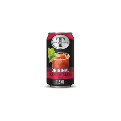 Mr & Mrs T Bloody Mary Mix 11.5 oz cocktail mixer can