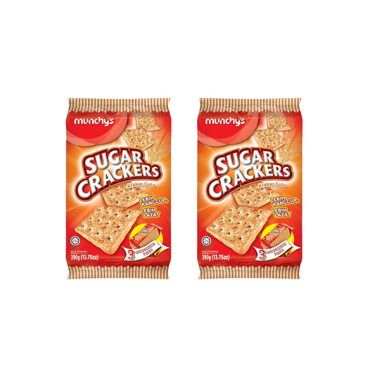 Munchy's Sugar Crackers 300g (Pack of 2) - Sweet Indulgence for Snack Lovers