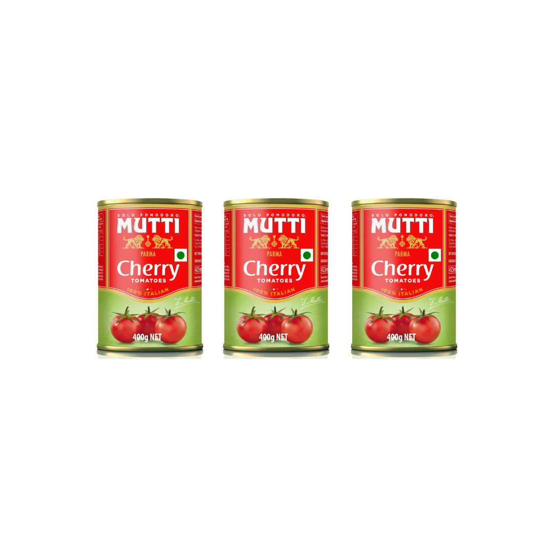 Mutti Cherry Tomatoes Tin 400g (Pack of 3)
