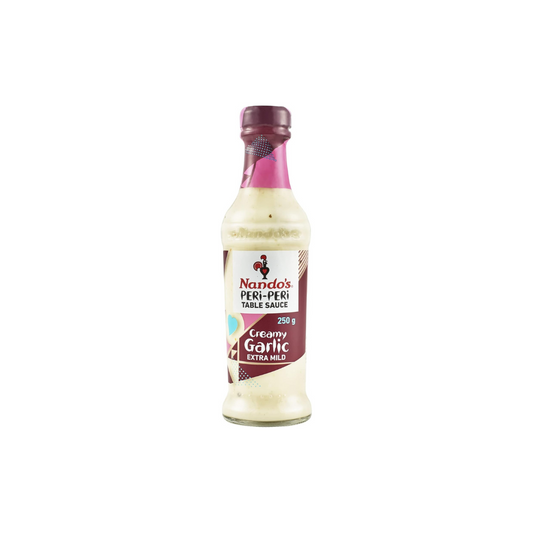 Nando's Peri-Peri Sauce Creamy Garlic Extra Mild Sauce 250g