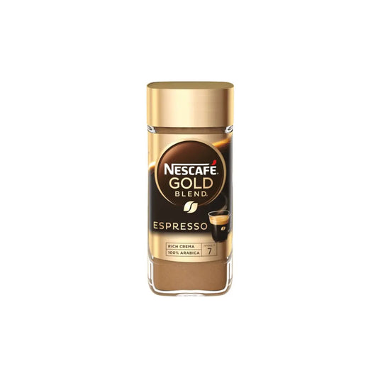Nescafe Gold Blend Espresso Rich Crema Soluble Ground Coffee, 100 g Bottle