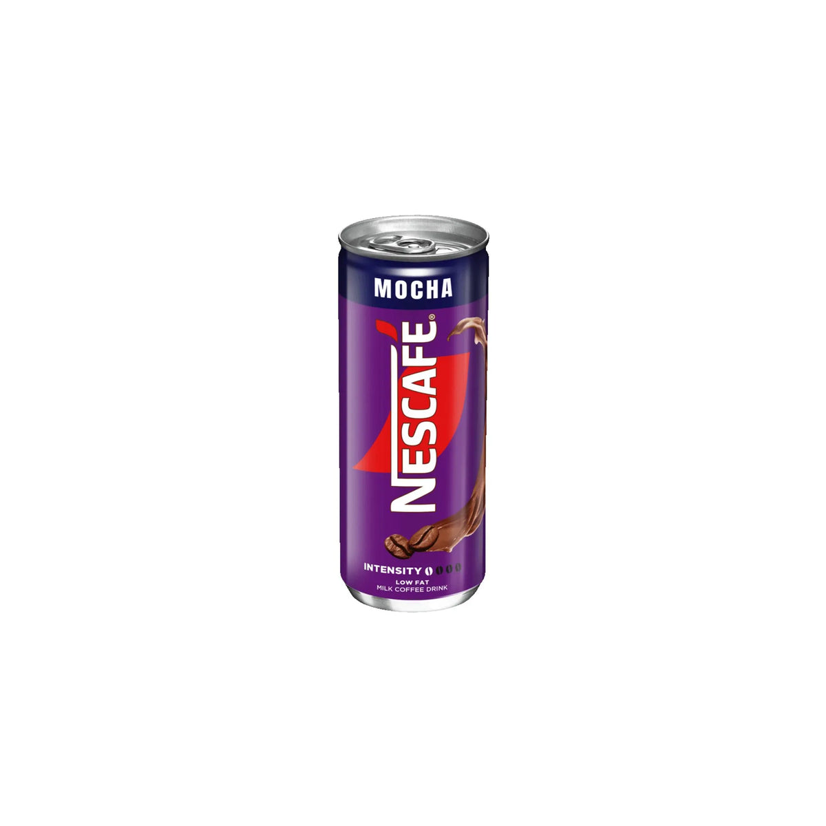 Nescafe Drink Mocha Can, Low Fat Milk Coffee Drink - 240 ML