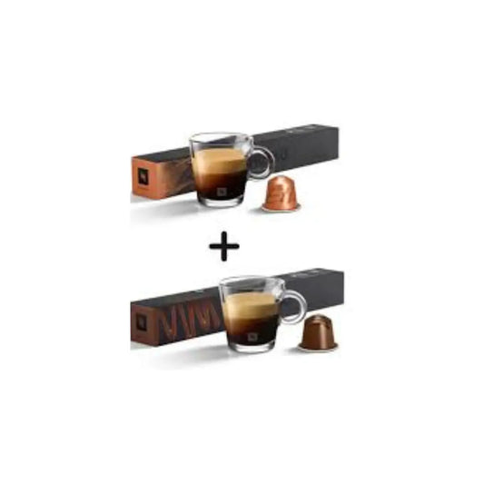 Nespresso Master Origin Ethiopia Coffee Capsules Pods 10 + Nespresso Capsules Cocoa Truffle, 50 Count Espresso Coffee Pods (Combo Pack)
