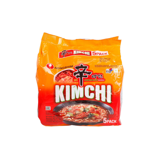 Nong Shim Shin Ramyun Kimchi Instant Noodle, 5 Pack, 600 g