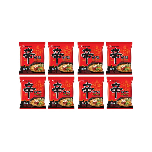 Nongshim Shin Ramyun Noodle Soup 120g (pack of 8)
