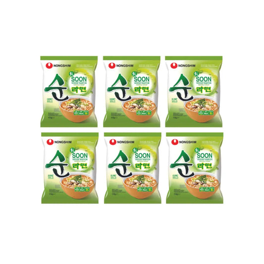 Nongshim Soon Veggie Ramyun 112g x 6