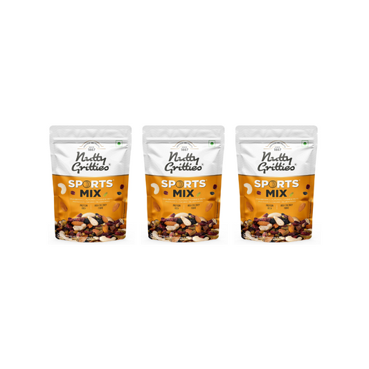 Nutty Gritties Premium Sports Mix 350g (Pack of 3) 