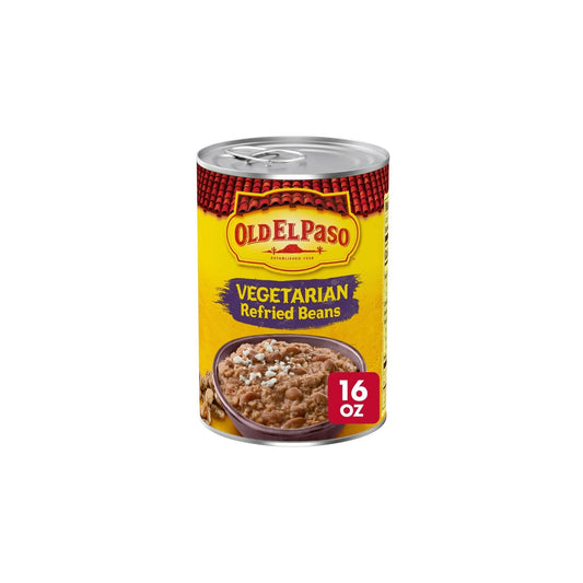 Old El Paso Vegetarian Refried Beans 453g can – Ready to Eat Beans

