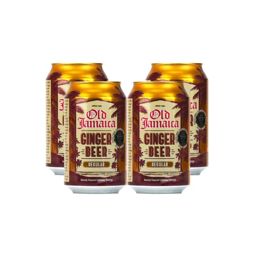 Old Jamaica Ginger Beer Drink imported 330ml (Pack of 4)