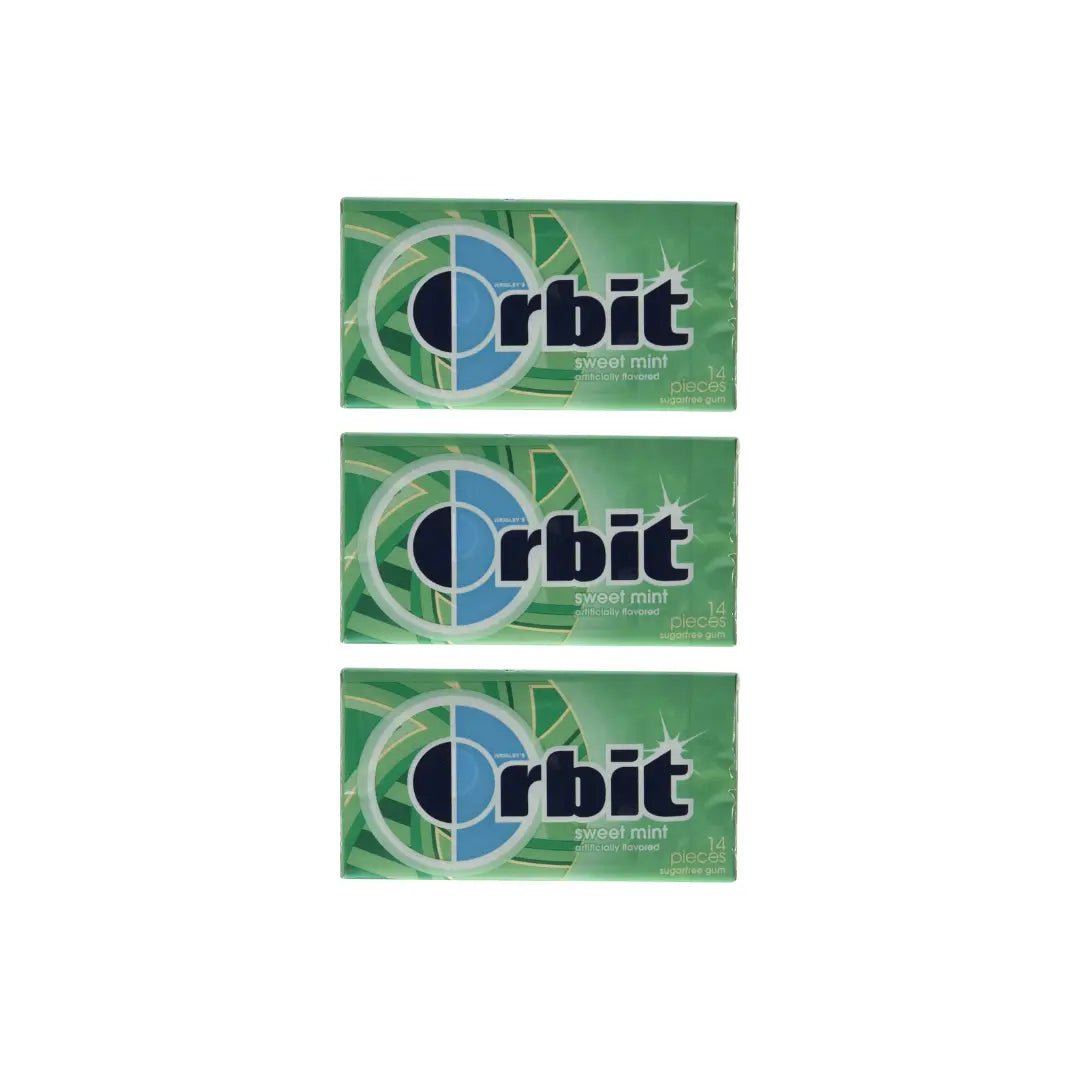 Orbit Sweet-mint Gum 14 Pieces 33 g (Pack of 3)