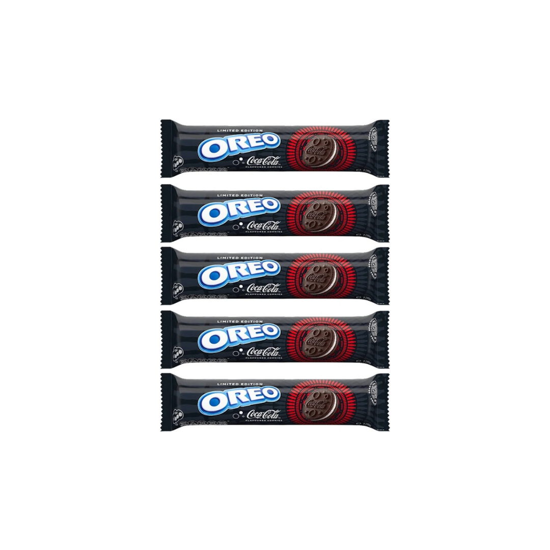 Oreo Coca Cola Flavour Cream Biscuits 128 g (Pack of 5)