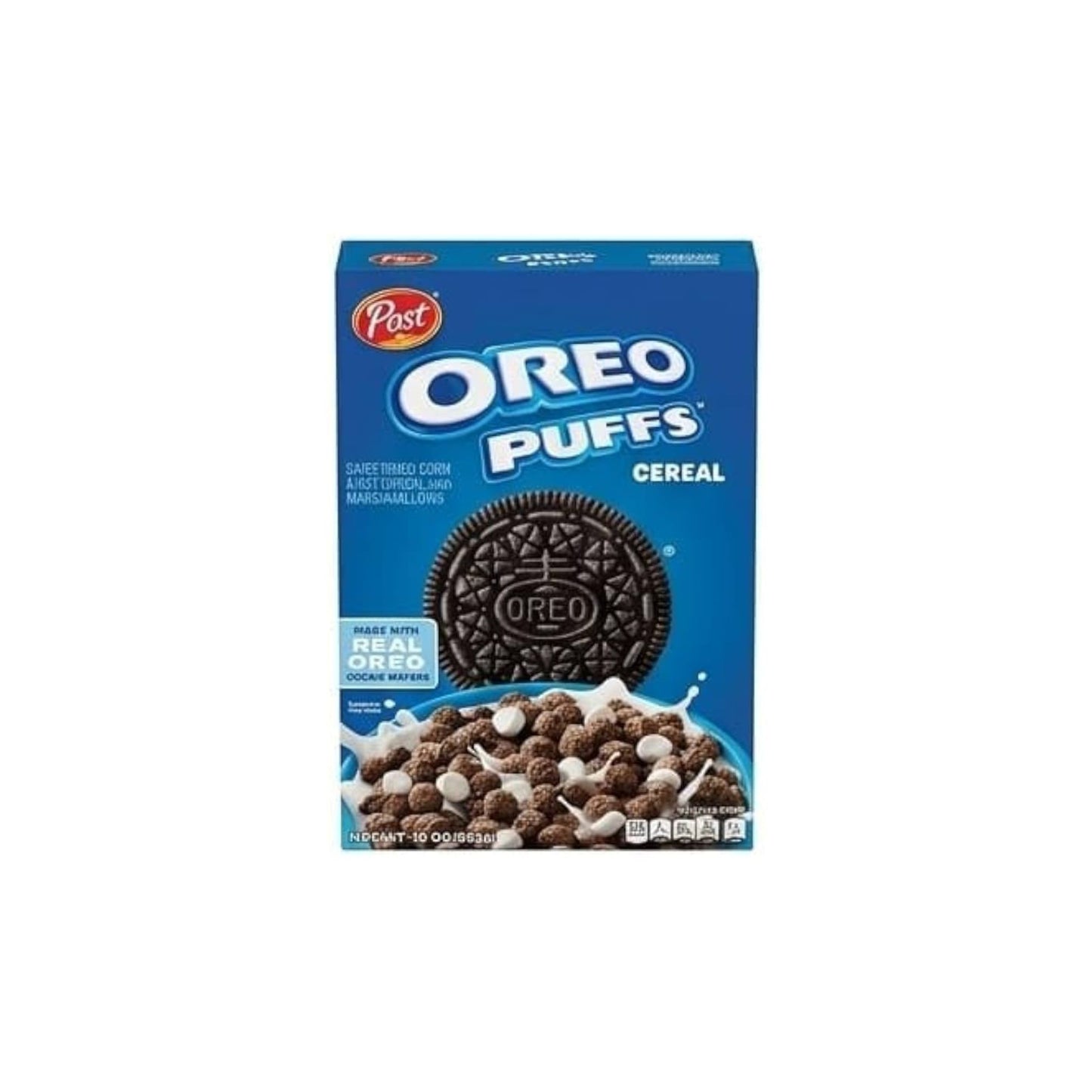 Post OREO Puffs Cereal with Real OREO Cookie Wafers, By febora, 283g
