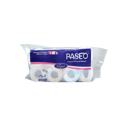 Paseo Tissues Toilet Roll 3 Ply - 300 Pulls (12 Rolls) (Imported)