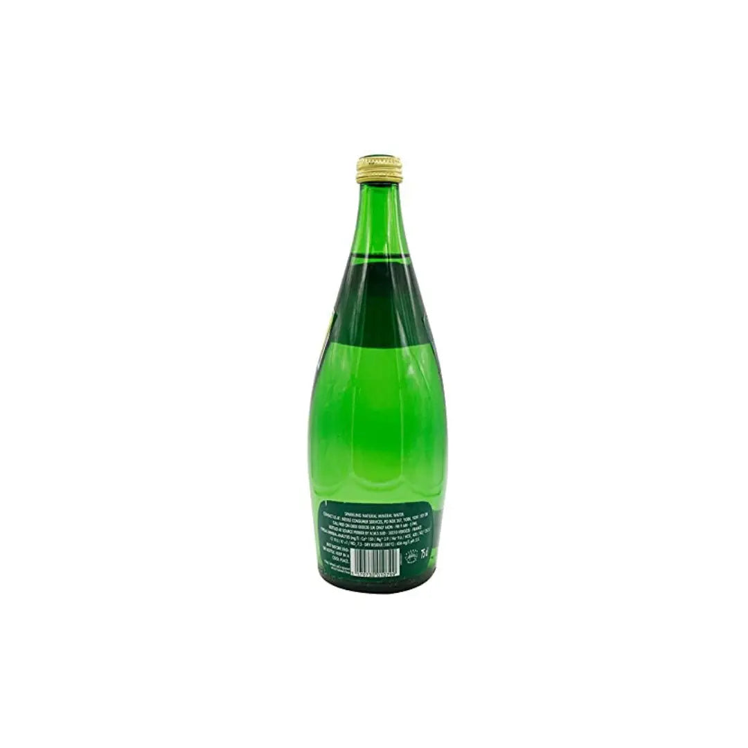 Perrier Sparkling Water Glass Bottles – 750ml Pack of 6