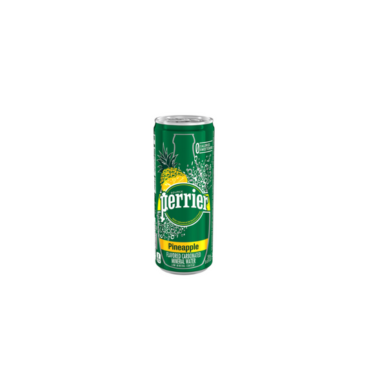 Perrier Pineapple flavored carbonated mineral water, 250ml