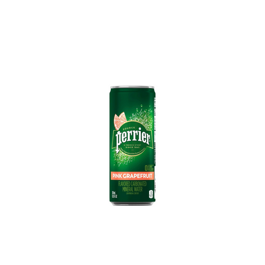 Perrier Pink Grapefruit flavored carbonated mineral water, 250ml