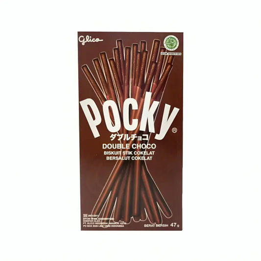 Pocky Double Chocolate 47g Chocolate Coated Biscuit Sticks