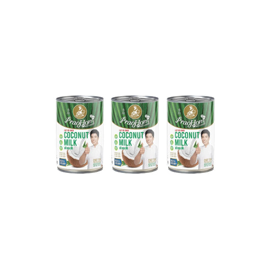 PraoHom Coconut Milk  400ml (Pack of 3) Luckystore