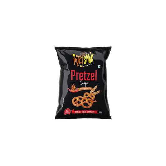 Preatsnak Pretzel Crisps Sizzling Hot Chilli, 10g