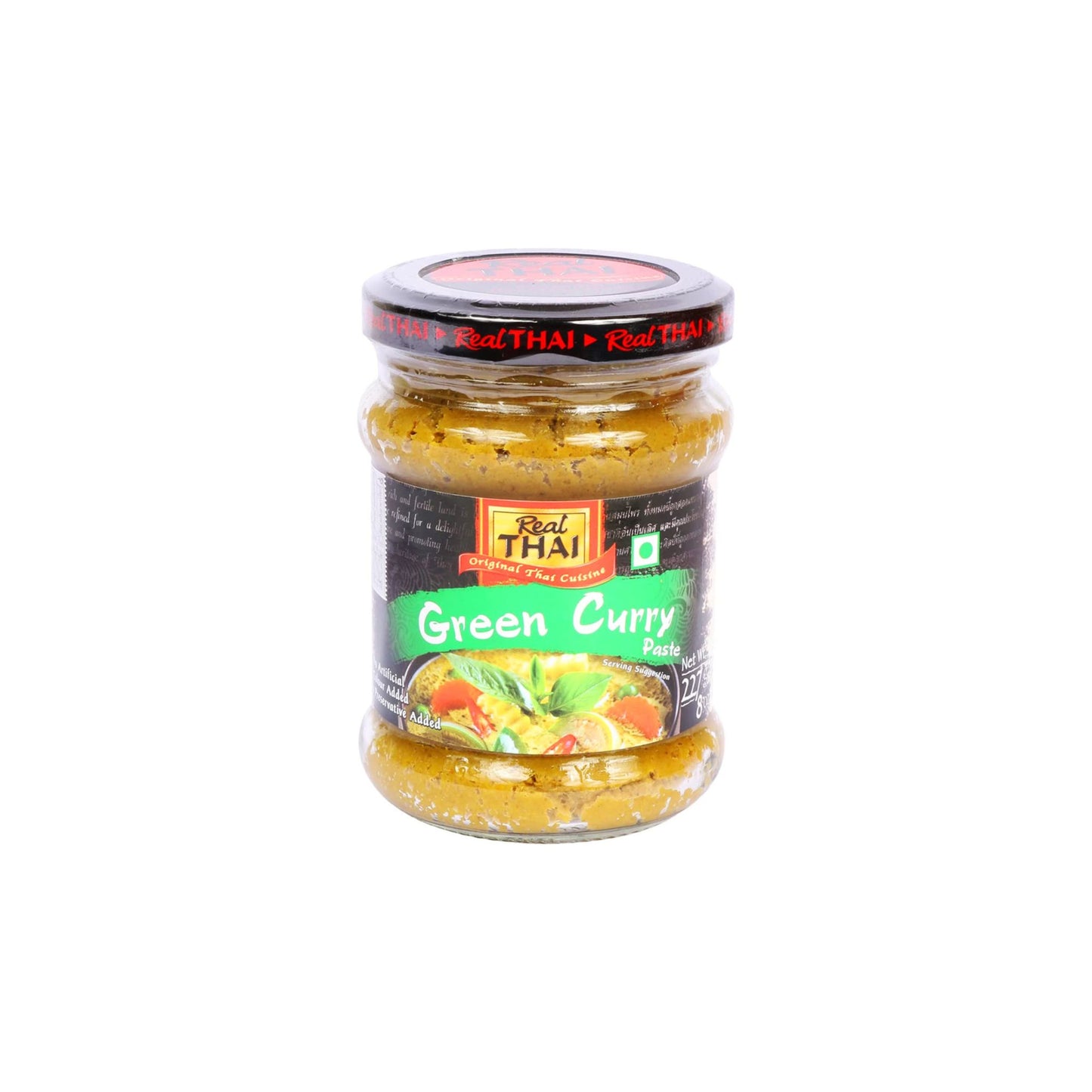 Real THAI Original Thai Cuisine Green Curry Paste, 227 g