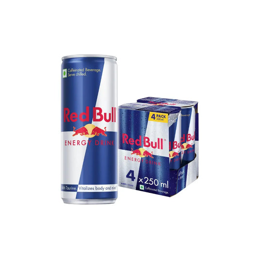 Red Bull Energy Drink, 250 ml (4 Pack) luckystore