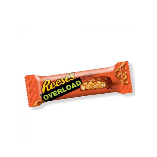 Reese's Overload, Peanut Butter With Chocolate Coating, 42g (pack of 3)