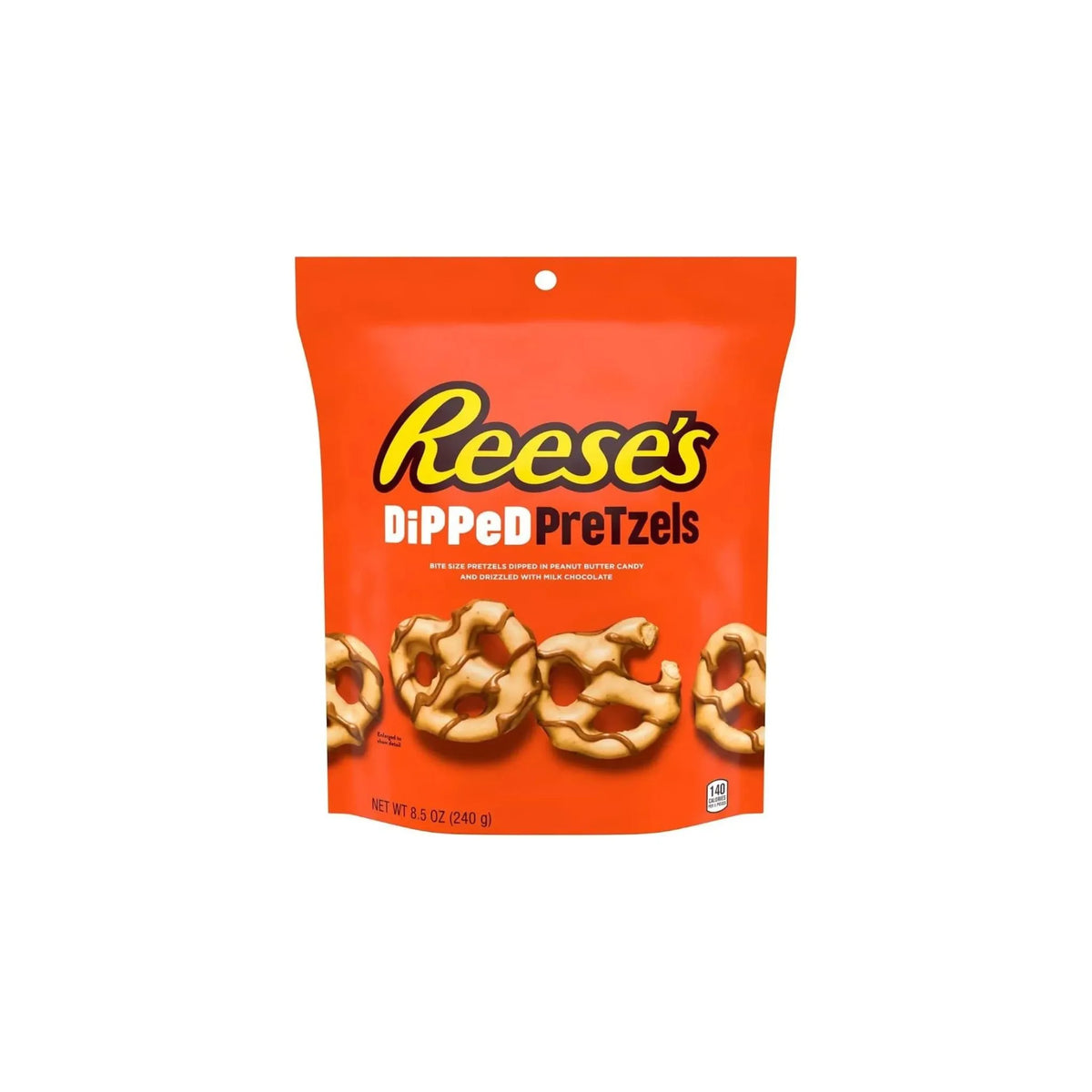Reese's Dipped Pretzels 240g – Peanut Butter & Milk Chocolate